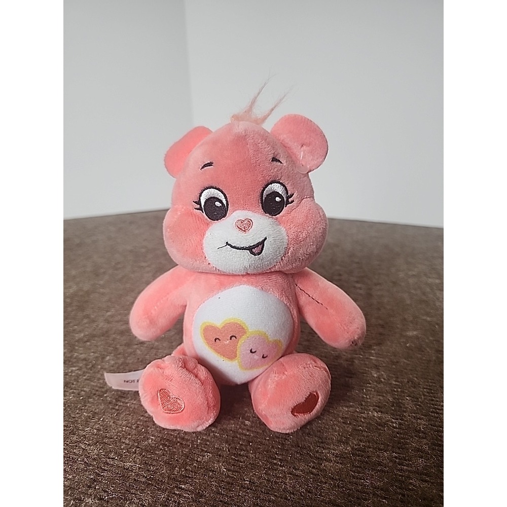 Care Bears Love-A-Lot Bear Bean Plush Not For Retail Sale Tag Damage On Arm